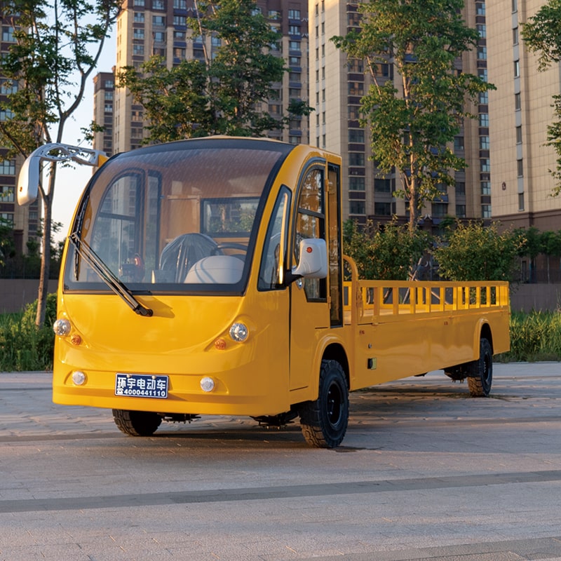 黃色帶斗觀光車